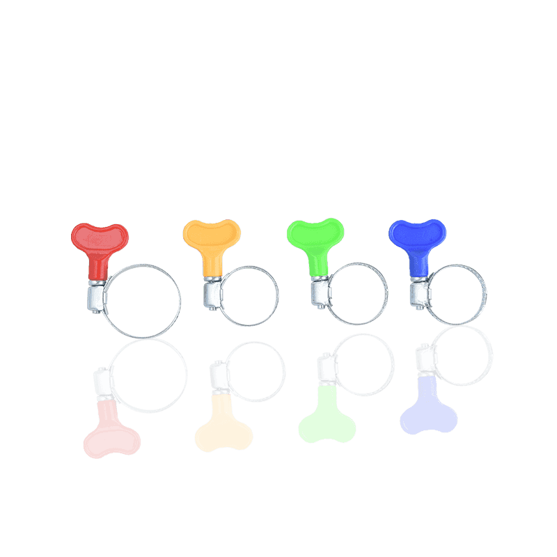 Amerikansk type plasthåndtak slangeklemme